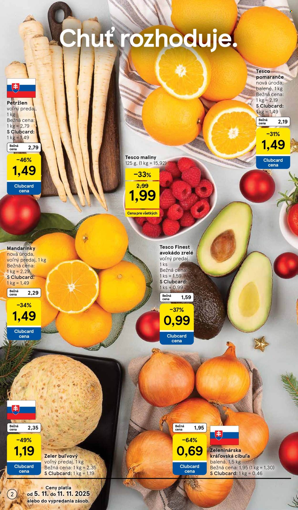 Leták TESCO supermarket - 5.11.2025 - 11.11.2025. Strana 2