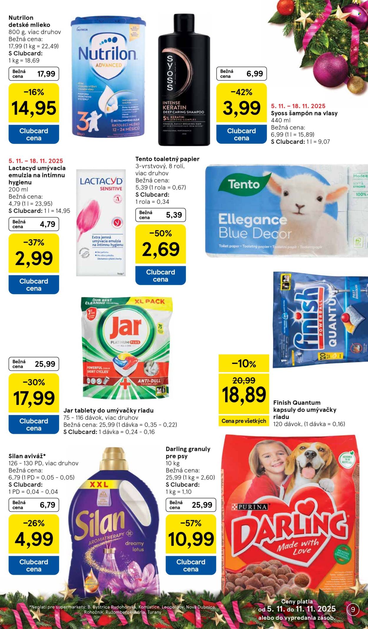 Leták TESCO supermarket - 5.11.2025 - 11.11.2025. Strana 9