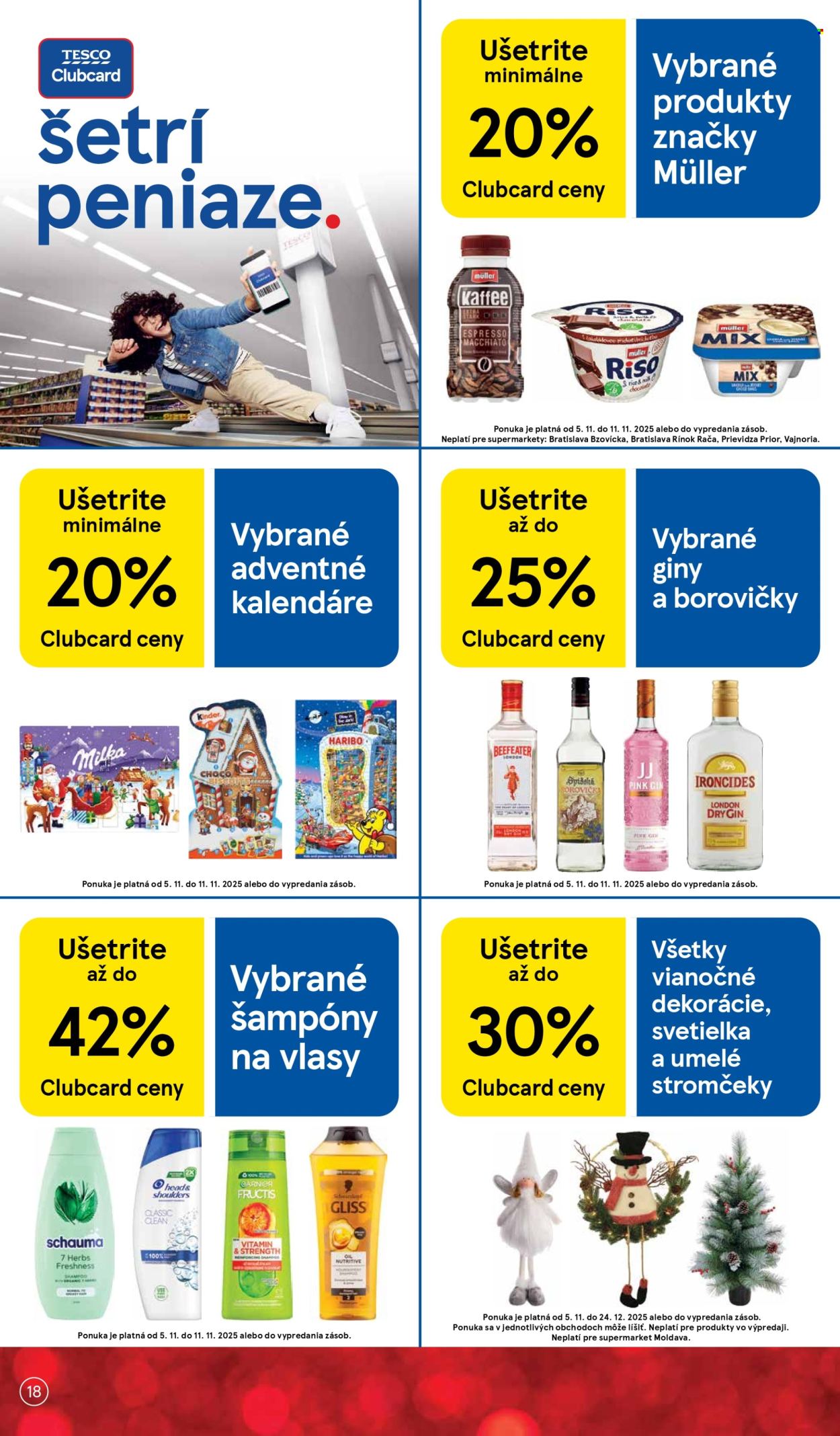 Leták TESCO supermarket - 5.11.2025 - 11.11.2025. Strana 18