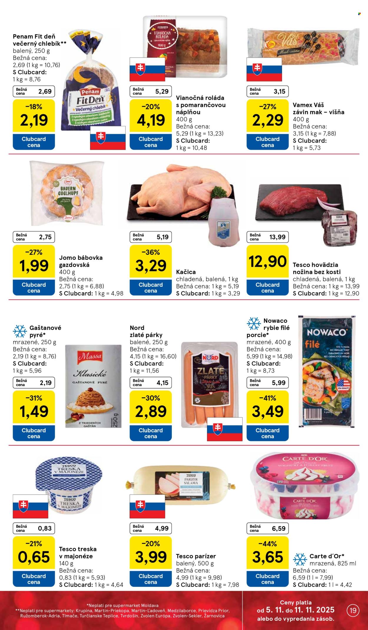 Leták TESCO supermarket - 5.11.2025 - 11.11.2025. Strana 19