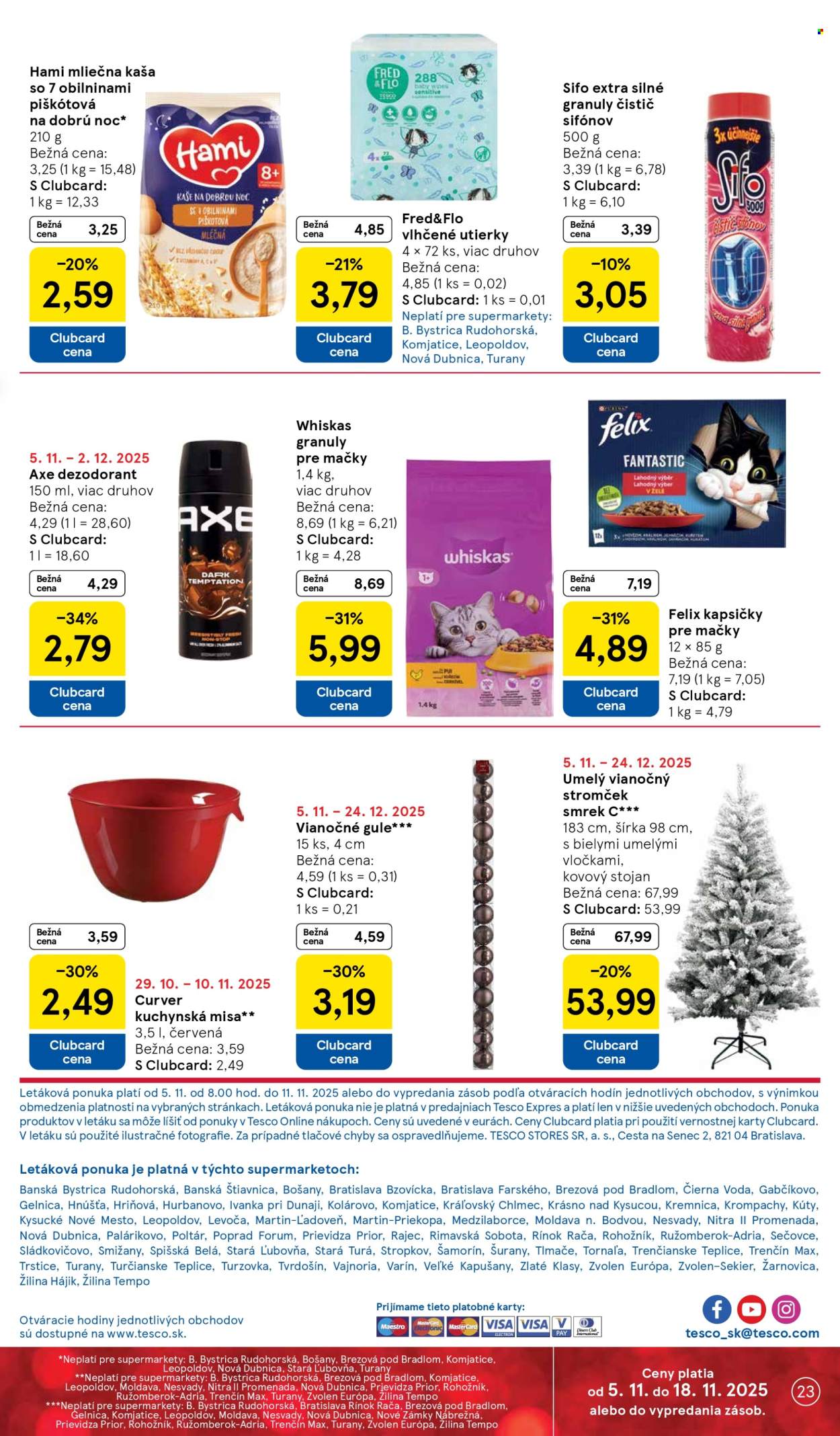 Leták TESCO supermarket - 5.11.2025 - 11.11.2025. Strana 23