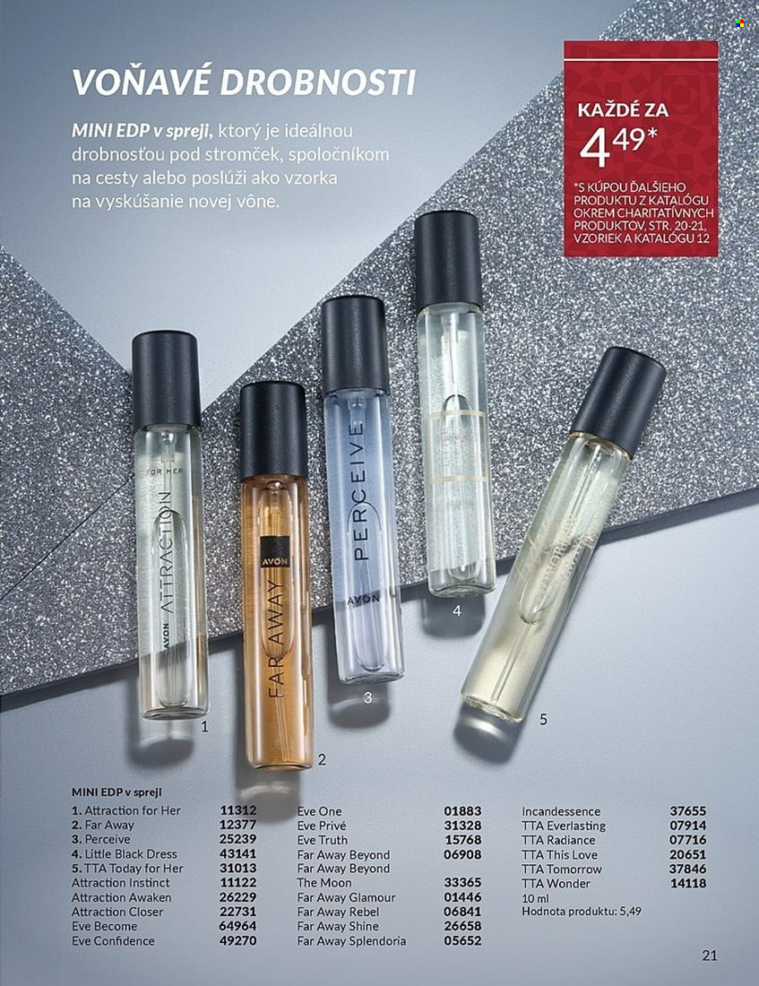 Leták Avon - 1.11.2025 - 30.11.2025. Strana 21