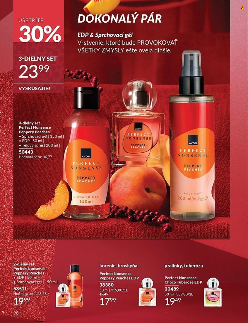 Leták Avon - 1.11.2025 - 30.11.2025. Strana 98