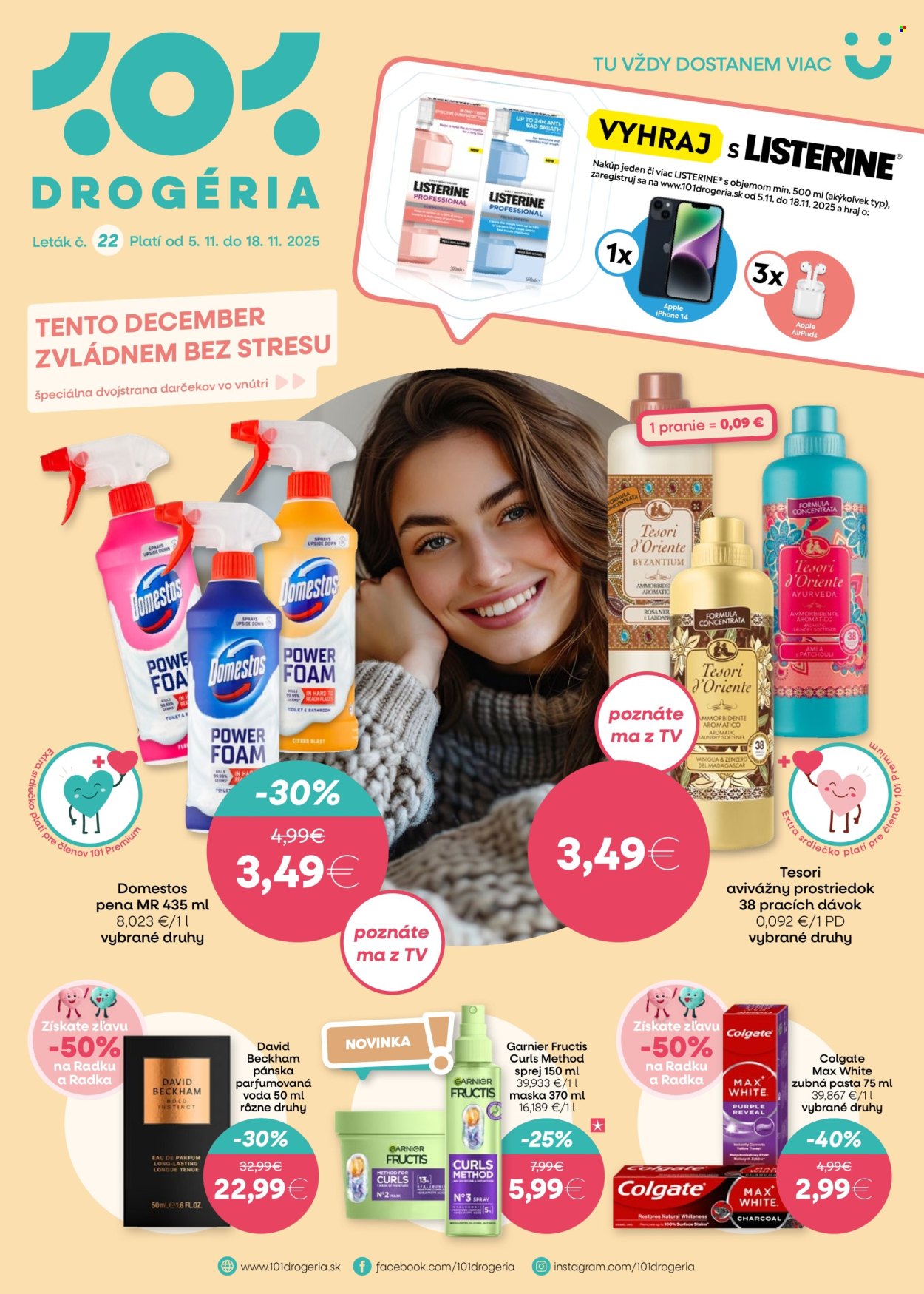 Leták 101 Drogerie - 5.11.2025 - 18.11.2025. Strana 1