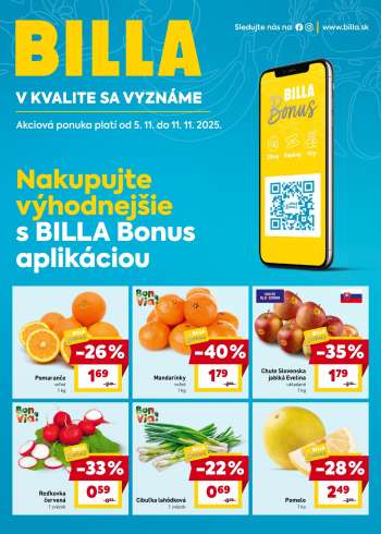 Leták Billa - 5.11.2025 - 11.11.2025.