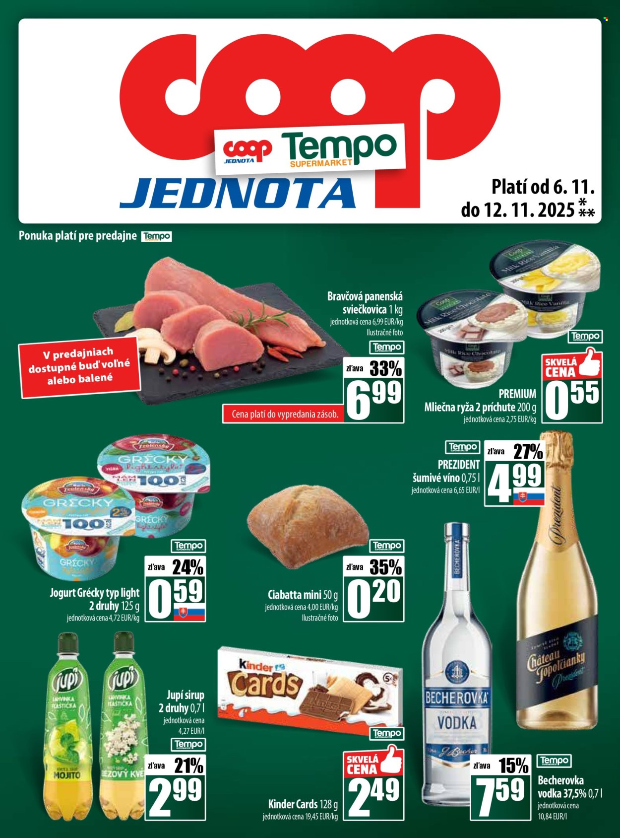 Leták COOP Jednota - 6.11.2025 - 12.11.2025. Strana 25