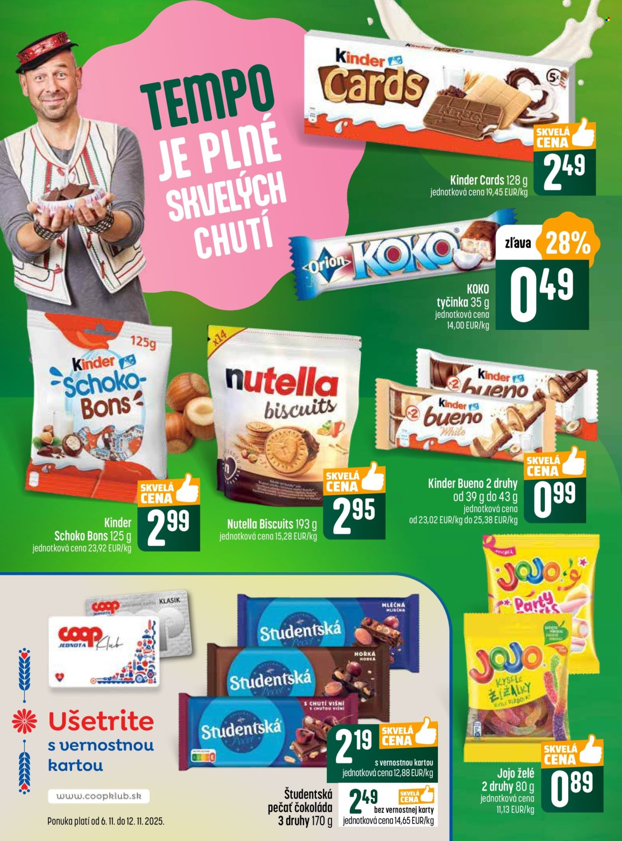 Leták COOP Jednota - 6.11.2025 - 12.11.2025. Strana 16