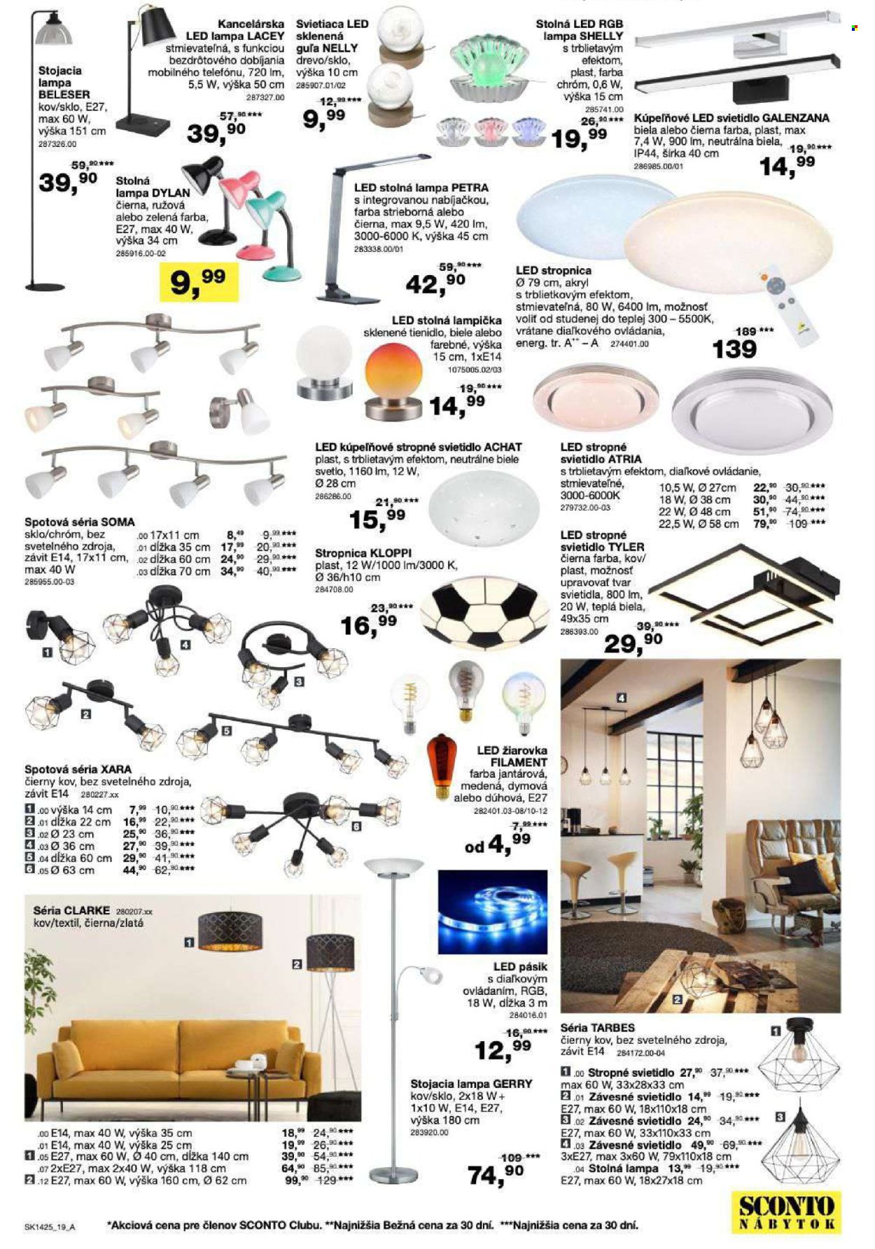 Leták Sconto nábytok - 5.11.2025 - 25.11.2025. Strana 19