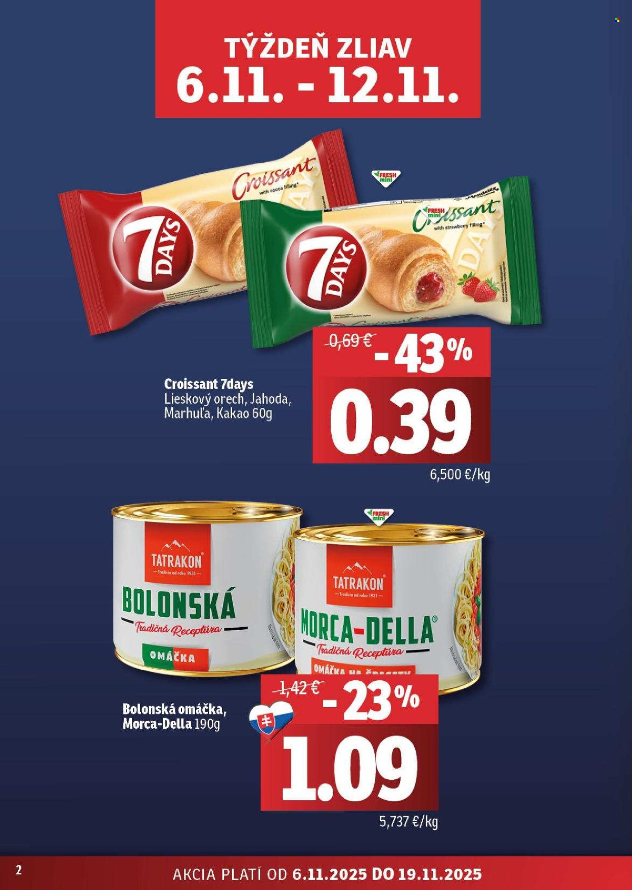Leták FRESH - 6.11.2025 - 19.11.2025. Strana 2