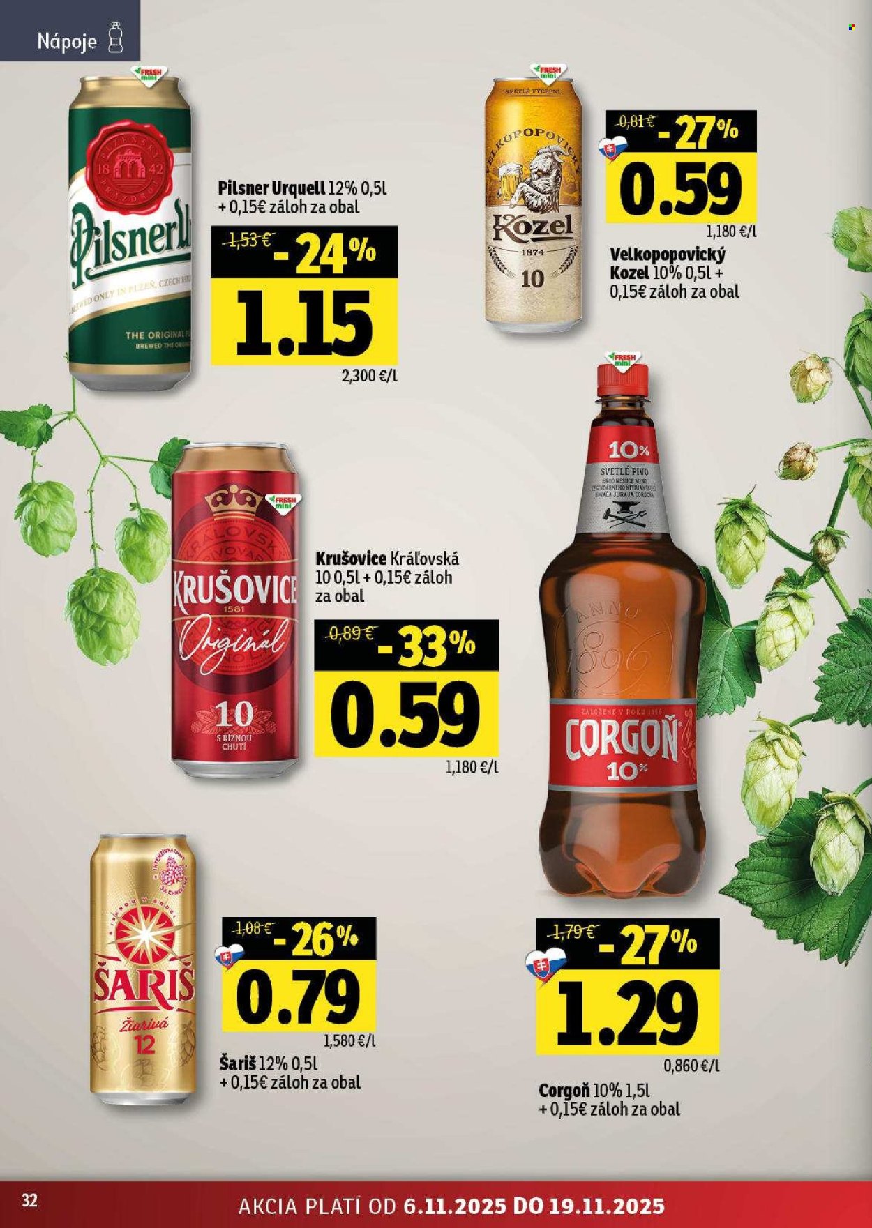 Leták FRESH - 6.11.2025 - 19.11.2025. Strana 32