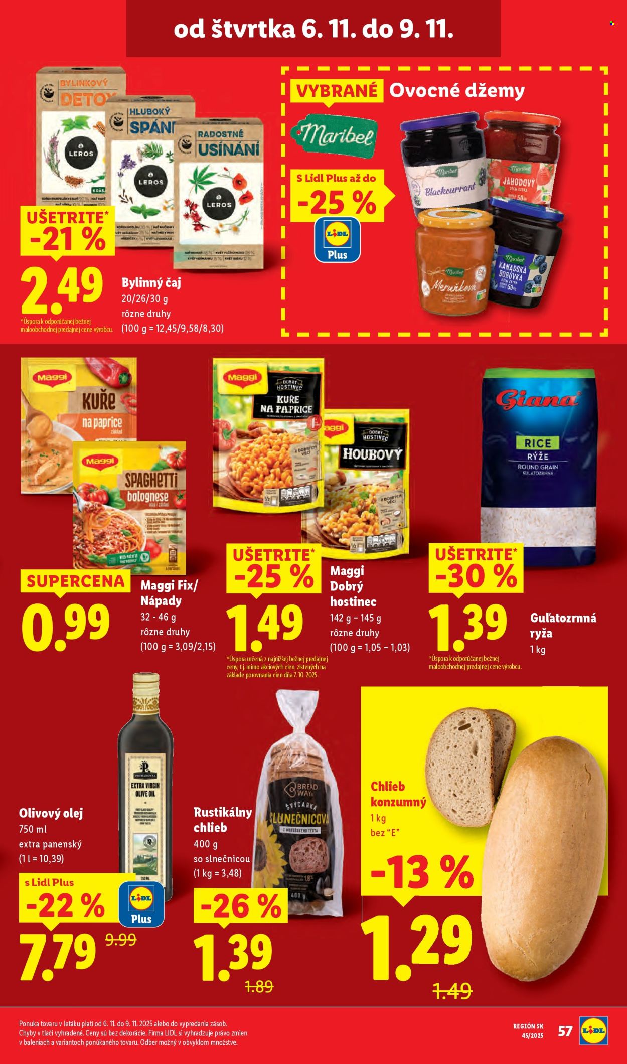 Leták Lidl - 6.11.2025 - 9.11.2025. Strana 18