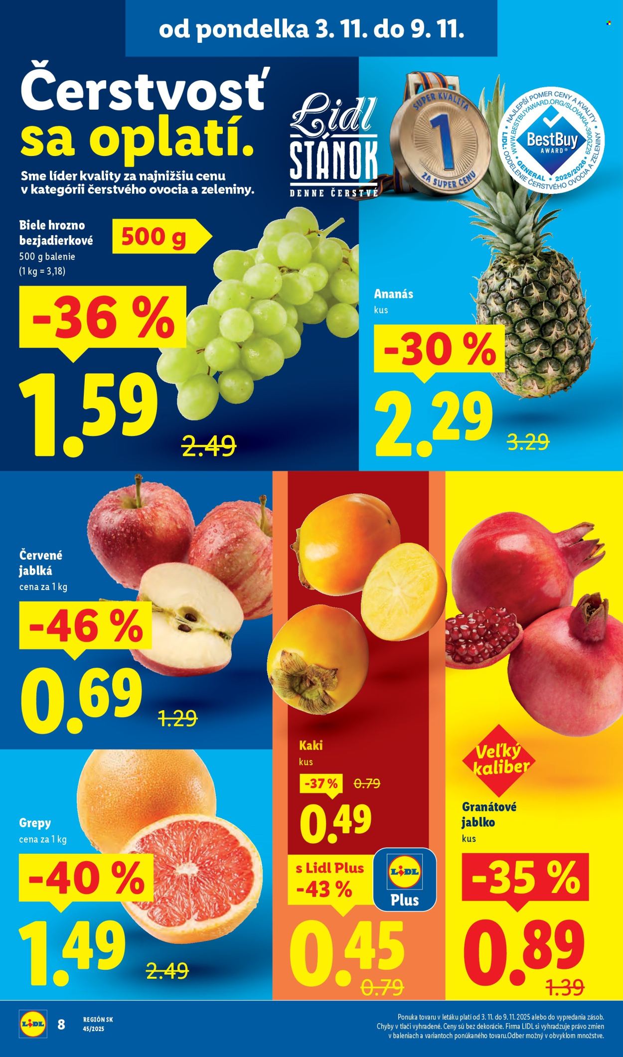 Leták Lidl - 6.11.2025 - 9.11.2025. Strana 44