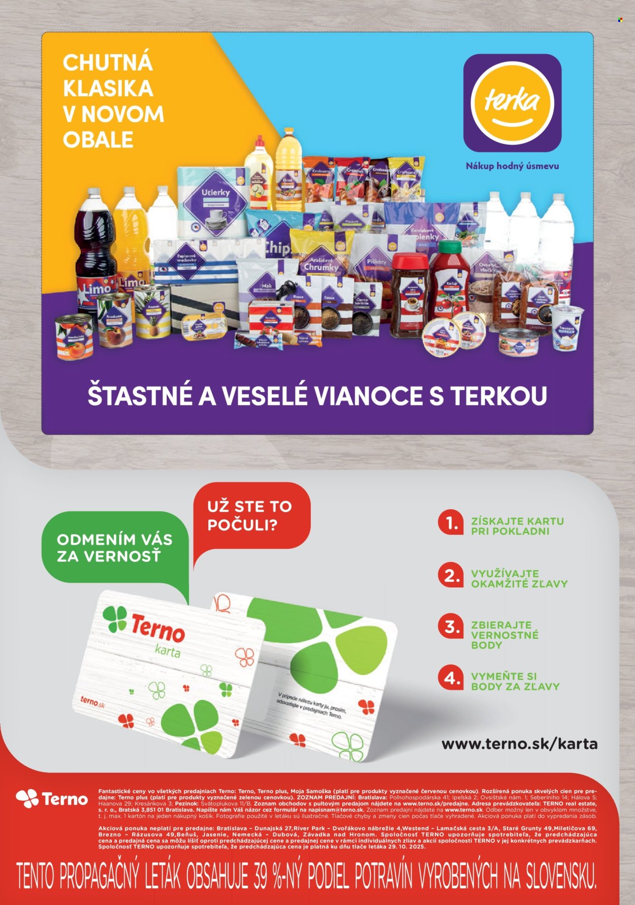 Leták Terno - 10.11.2025 - 7.12.2025. Strana 40