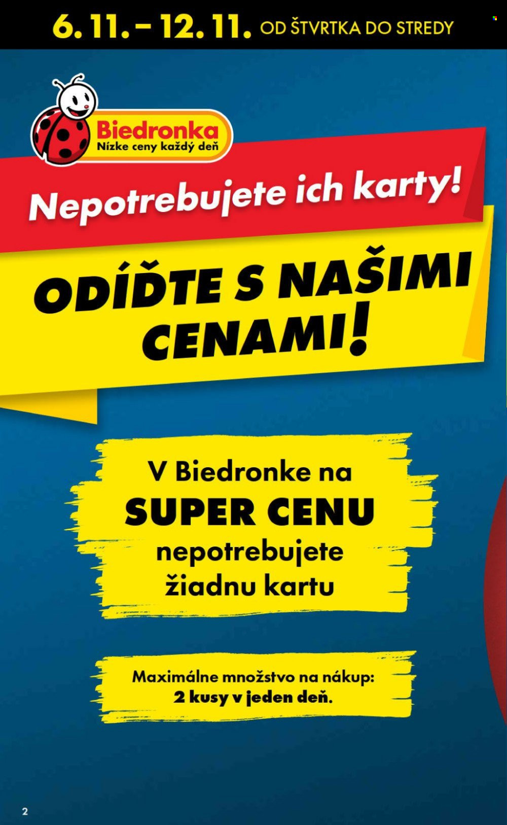 Leták Biedronka - 6.11.2025 - 12.11.2025. Strana 2