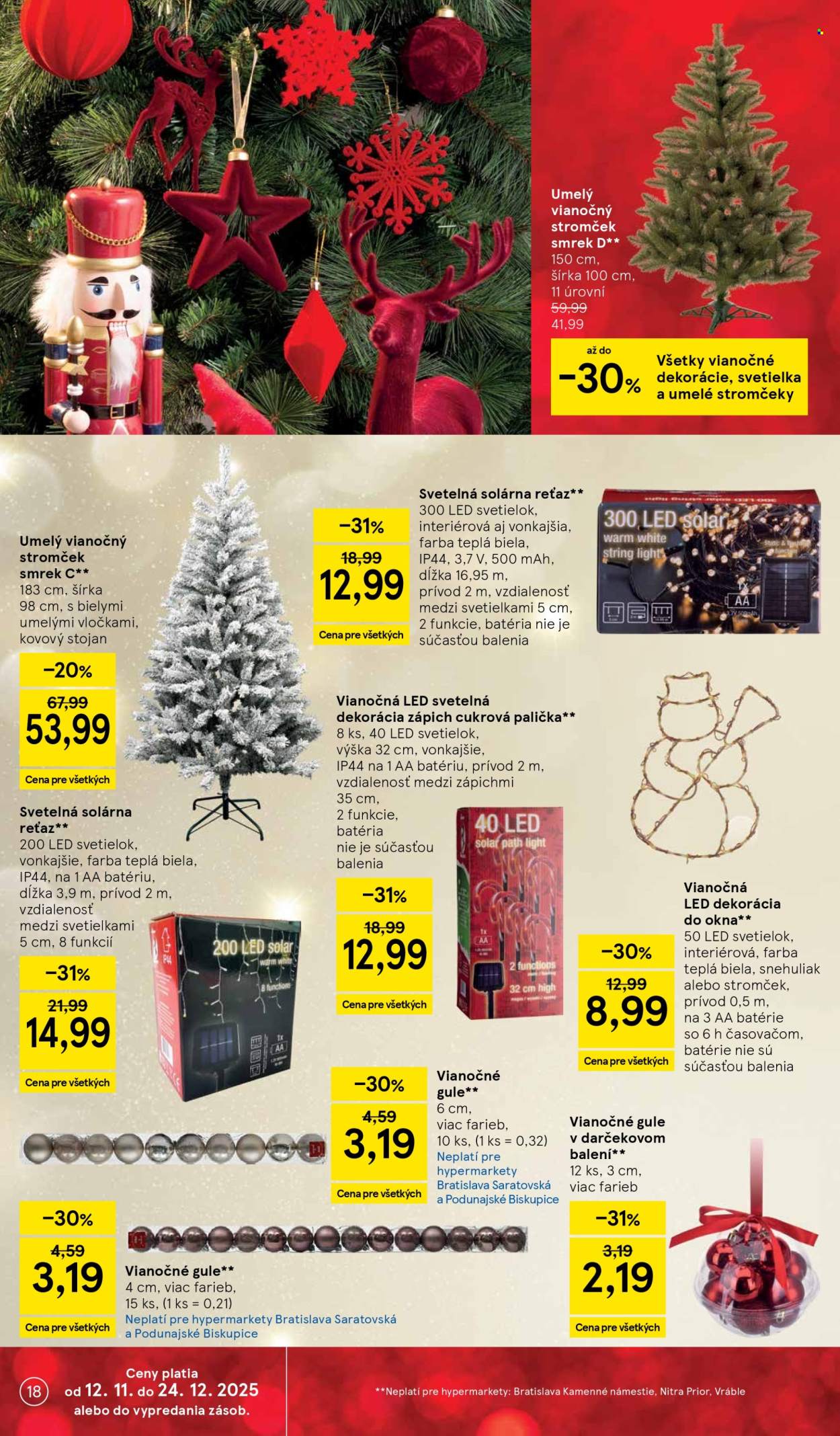Leták TESCO - 12.11.2025 - 18.11.2025. Strana 18