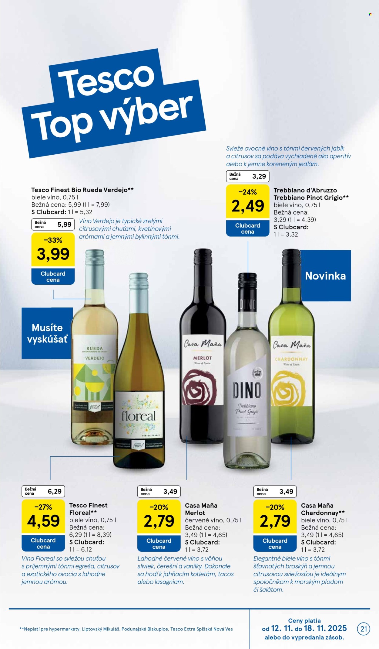 Leták TESCO - 12.11.2025 - 18.11.2025. Strana 21