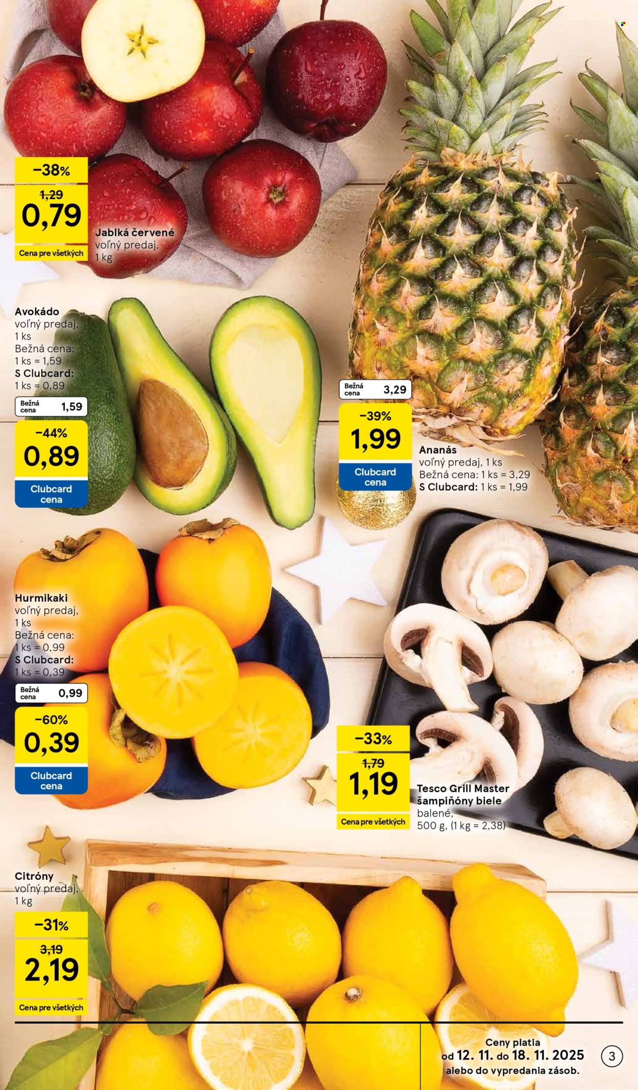 Leták TESCO supermarket - 12.11.2025 - 18.11.2025. Strana 3