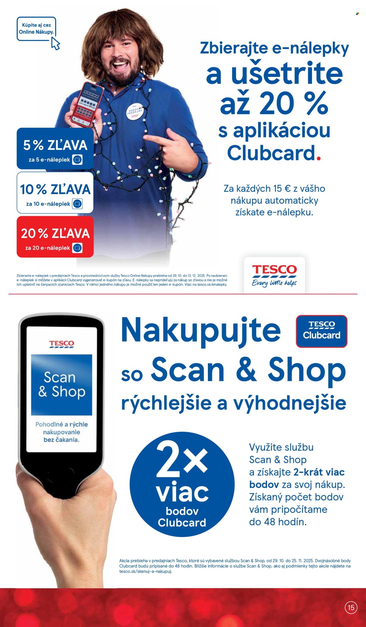 Leták TESCO supermarket - 12.11.2025 - 18.11.2025. Strana 15