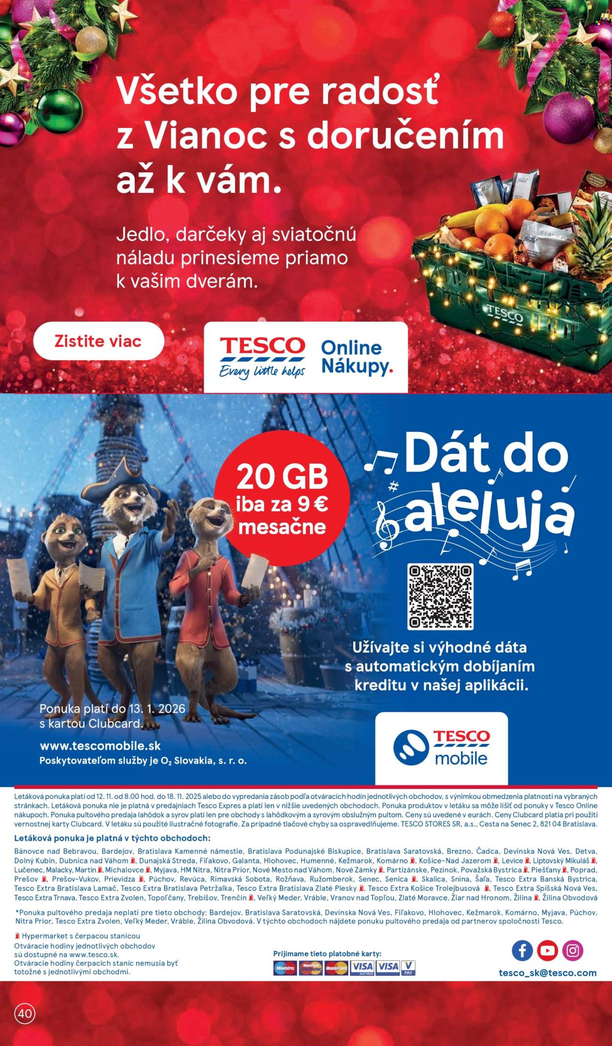 Leták TESCO - 12.11.2025 - 18.11.2025. Strana 40