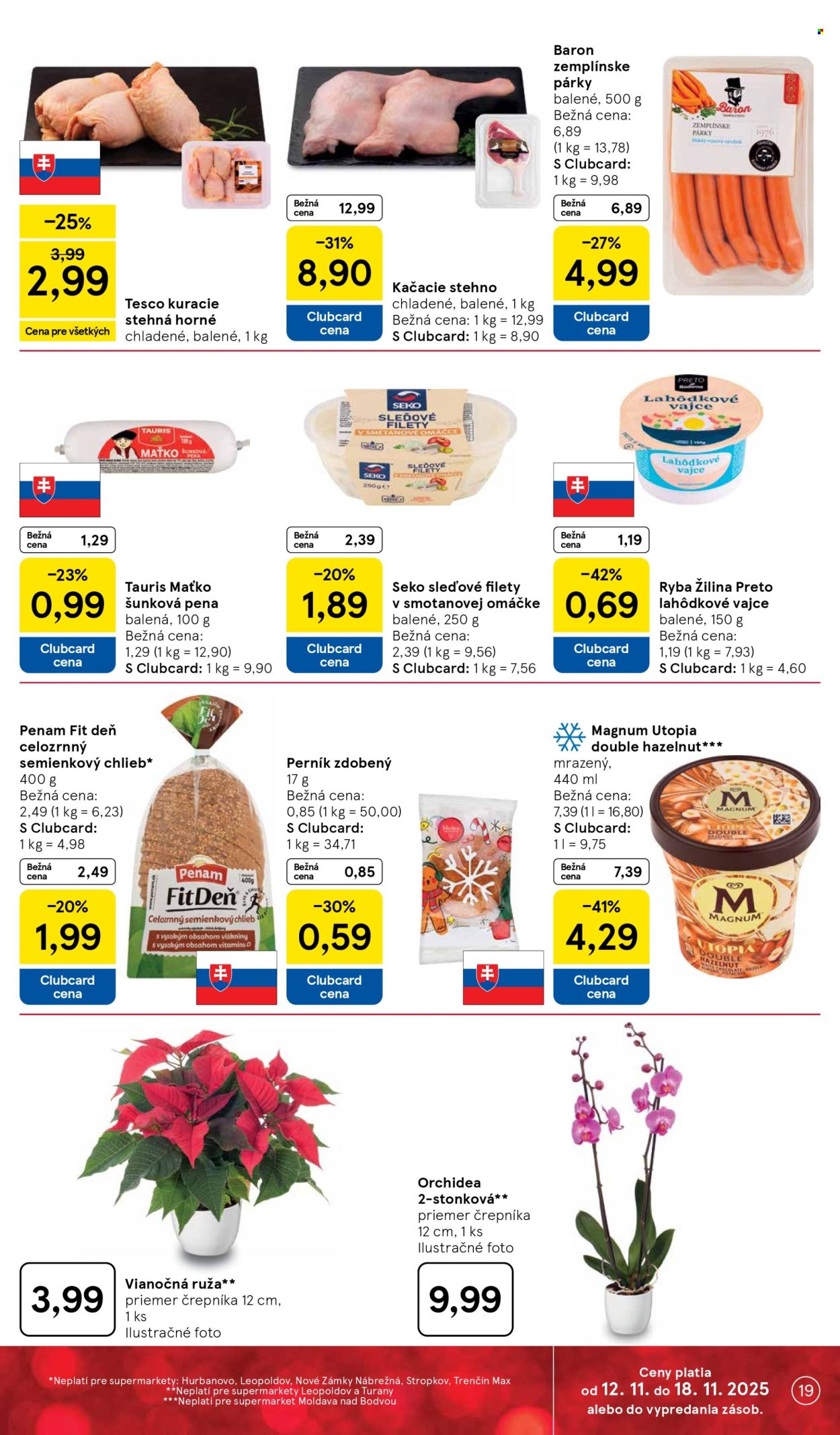 Leták TESCO supermarket - 12.11.2025 - 18.11.2025. Strana 19