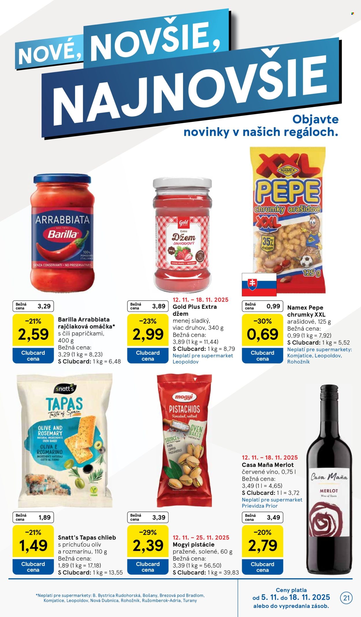 Leták TESCO supermarket - 12.11.2025 - 18.11.2025. Strana 21