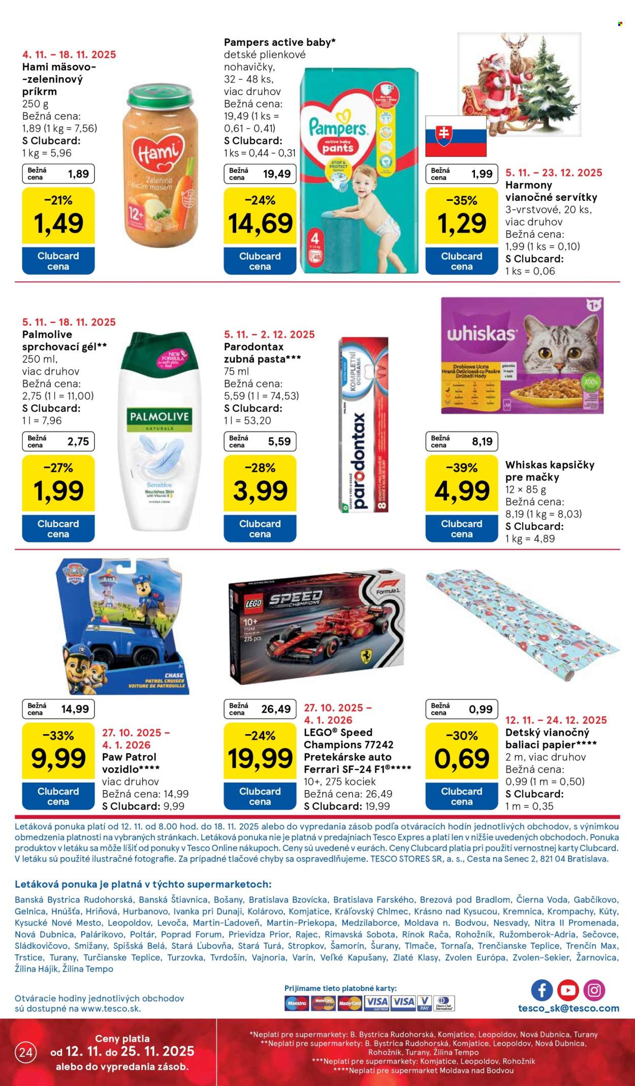 Leták TESCO supermarket - 12.11.2025 - 18.11.2025. Strana 24