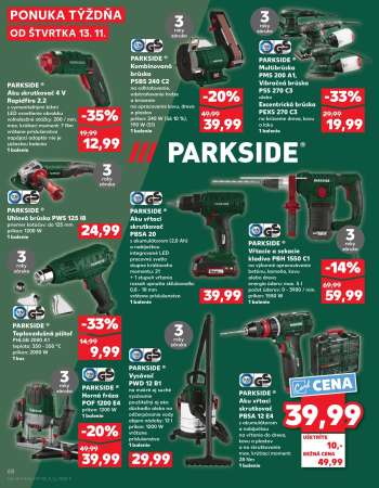 thumbnail - PARKSIDE® Multibrúska PMS 200 A1 Vibračná brúska PSS 270 C3 alebo Excentrická brúska PEXS 270 C3
