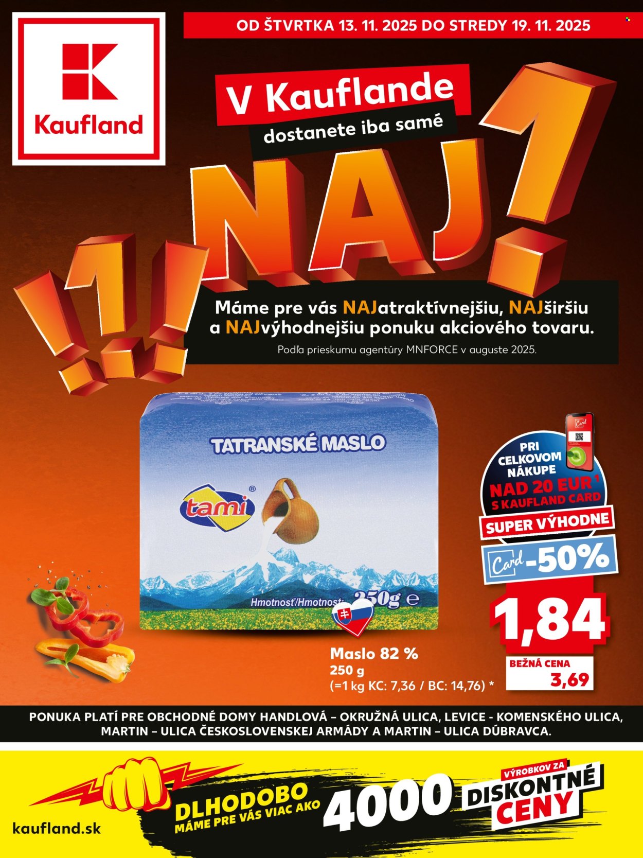 Leták Kaufland - 13.11.2025 - 19.11.2025. Strana 1
