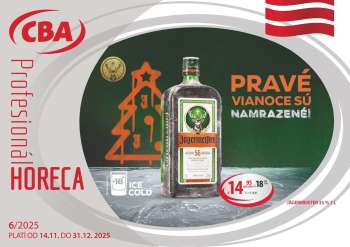 Leták CBA Komfos - 14.11.2025 - 31.12.2025.
