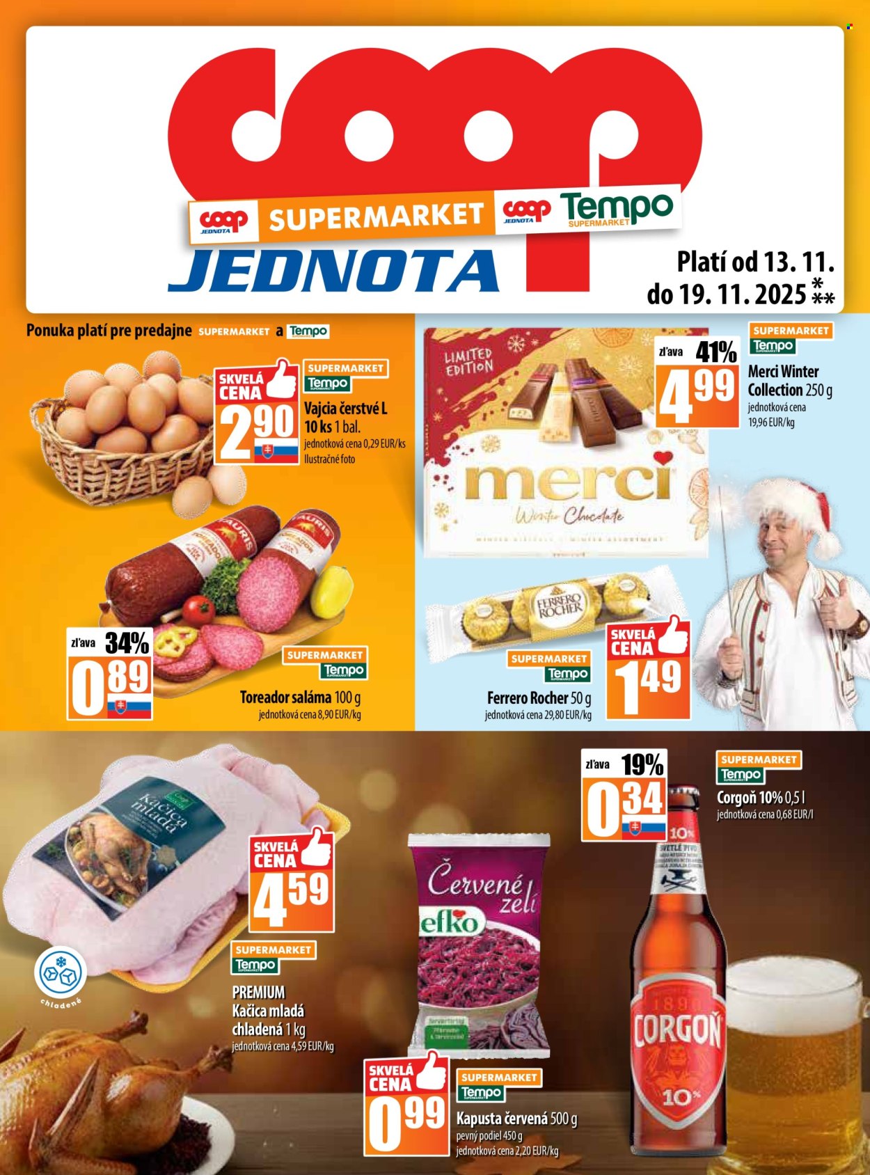 Leták COOP Jednota - 13.11.2025 - 19.11.2025. Strana 17