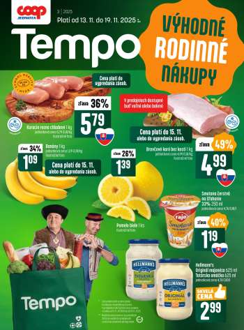Leták COOP Jednota - 13.11.2025 - 19.11.2025.