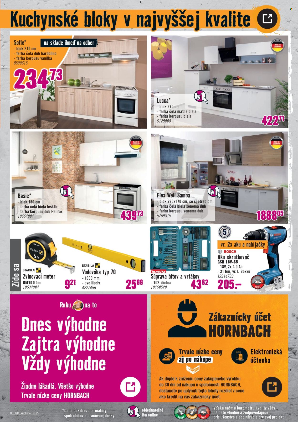 Leták Hornbach - 12.11.2025 - 26.11.2025. Strana 3