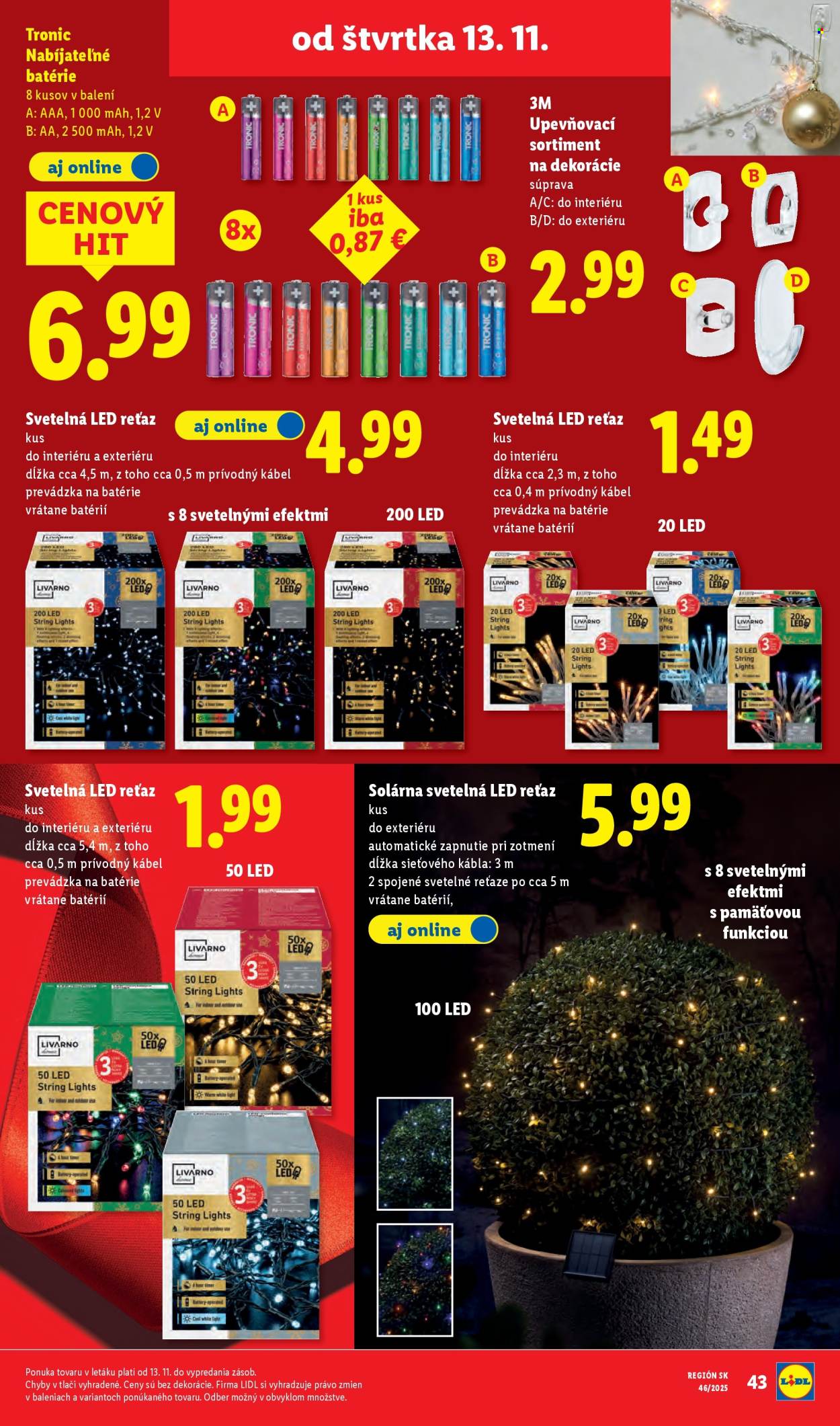 Leták Lidl - 13.11.2025 - 16.11.2025. Strana 39