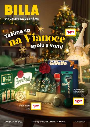 Leták Billa - 12.11.2025 - 23.12.2025.