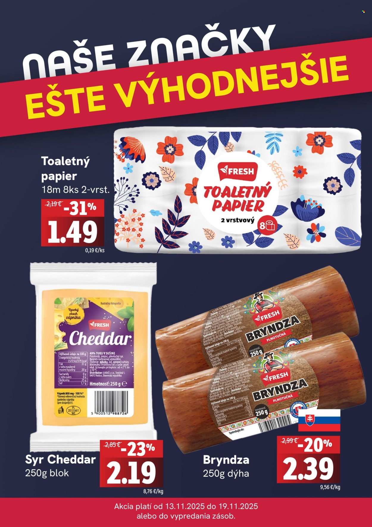Leták FRESH - 13.11.2025 - 19.11.2025. Strana 4