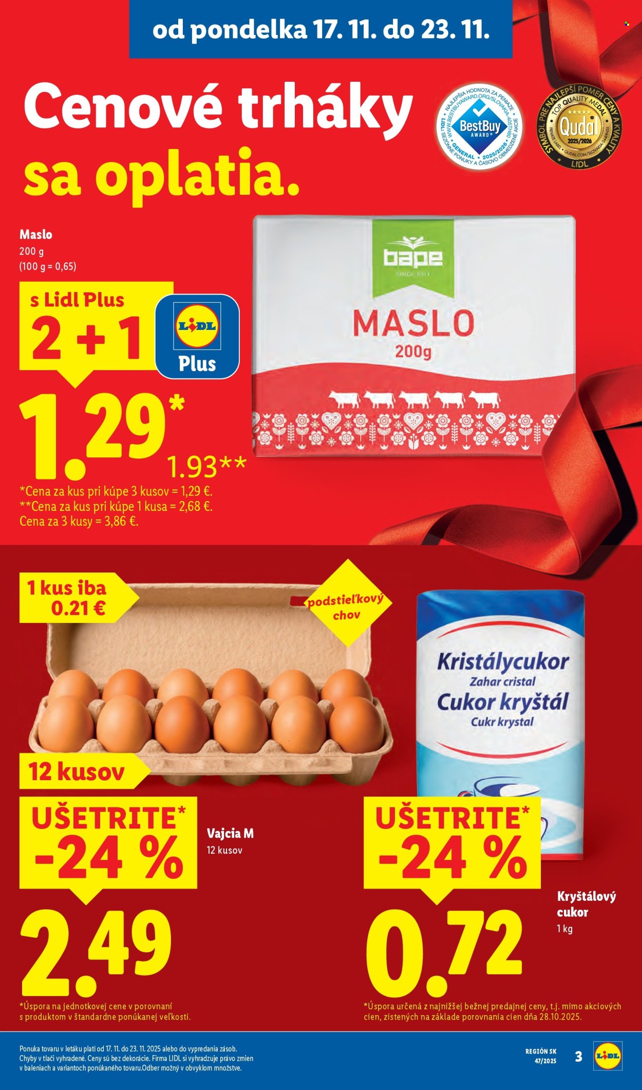 Leták Lidl - 17.11.2025 - 23.11.2025. Strana 3