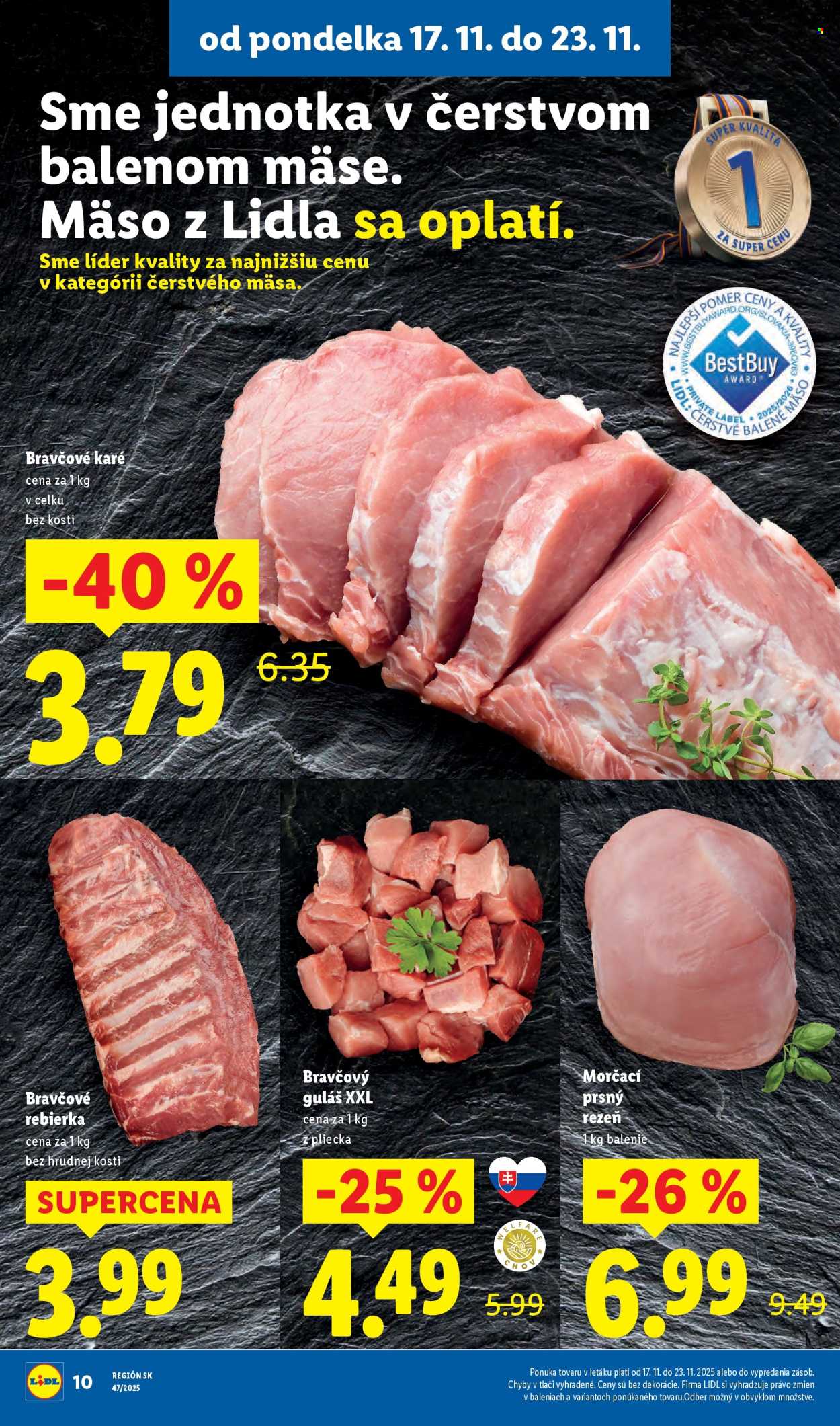 Leták Lidl - 17.11.2025 - 23.11.2025. Strana 10
