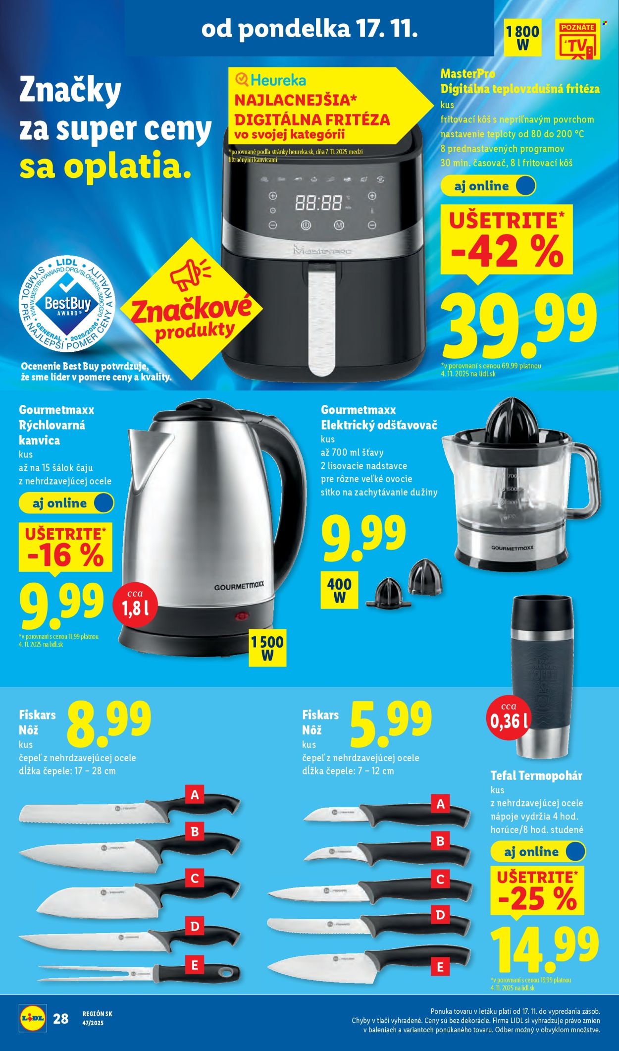 Leták Lidl - 17.11.2025 - 23.11.2025. Strana 40