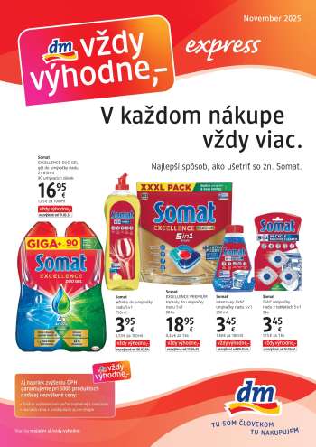 Leták dm drogerie - 1.11.2025 - 30.11.2025.