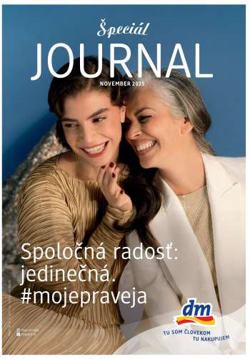 Leták dm drogerie.