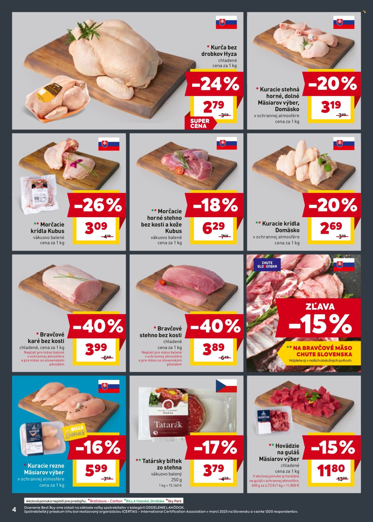 Leták Billa - 19.11.2025 - 25.11.2025. Strana 4