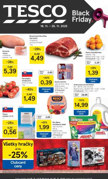 Leták TESCO - 19.11.2025 - 25.11.2025.
