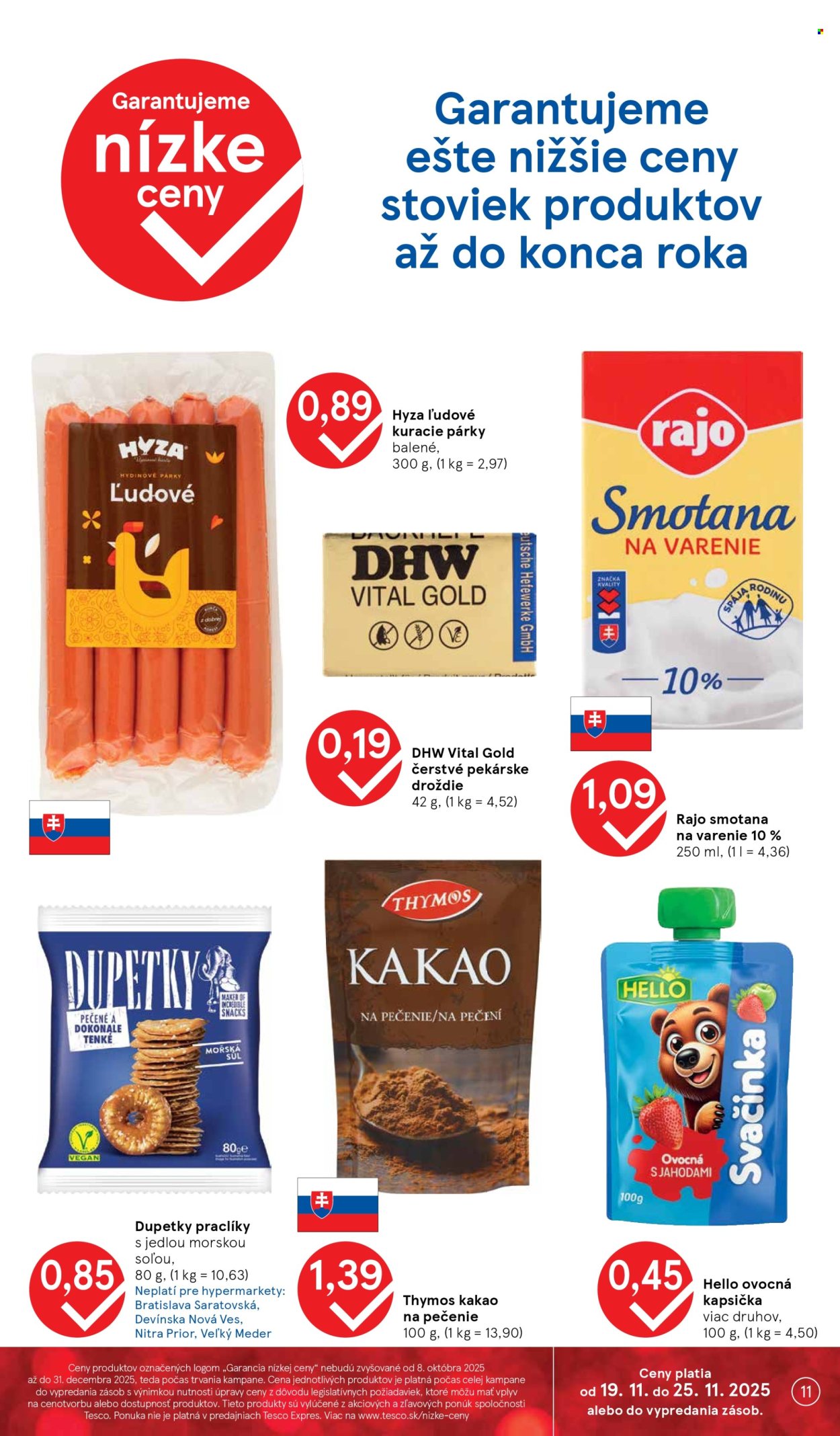 Leták TESCO - 19.11.2025 - 25.11.2025. Strana 11