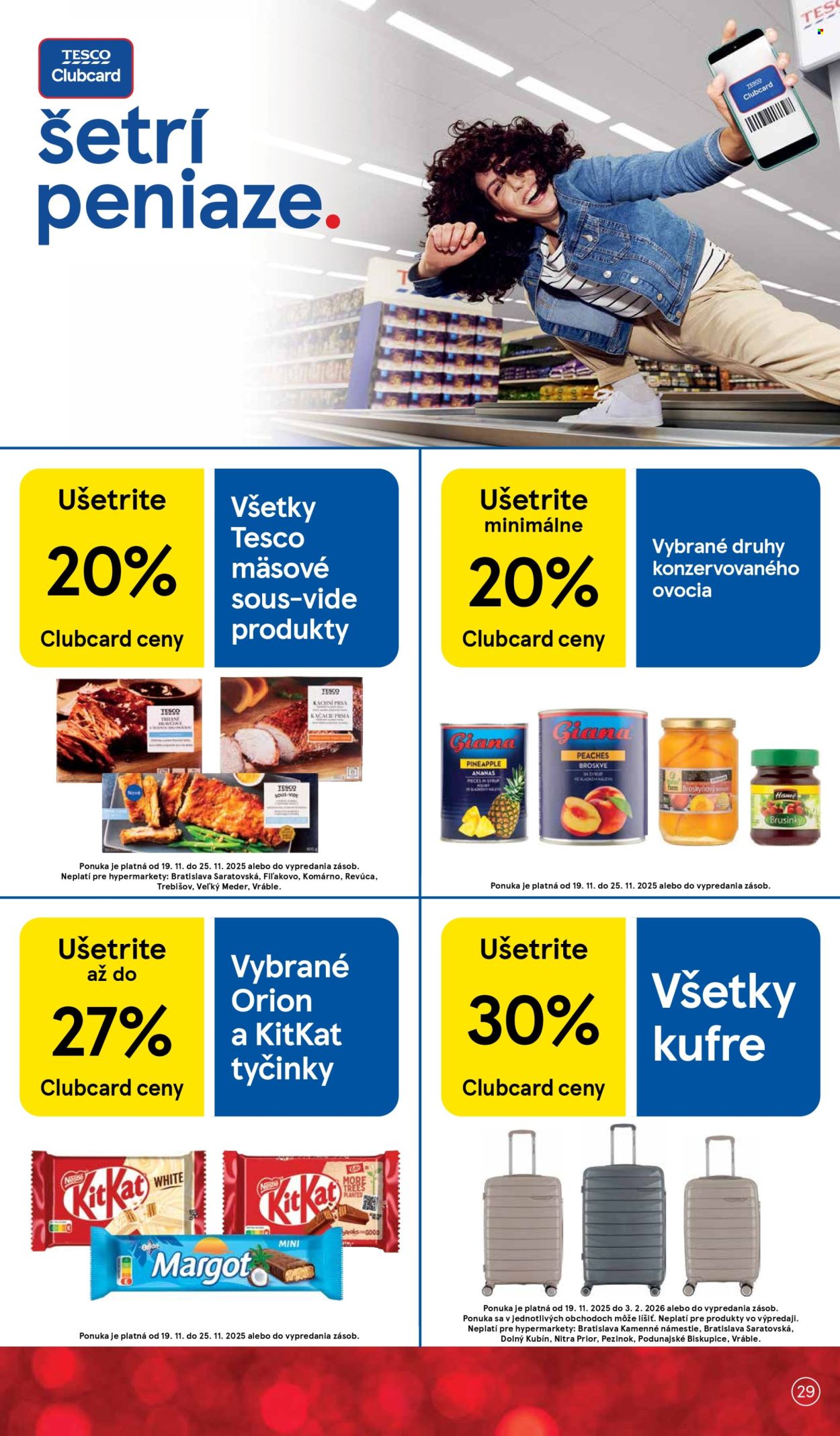 Leták TESCO - 19.11.2025 - 25.11.2025. Strana 29