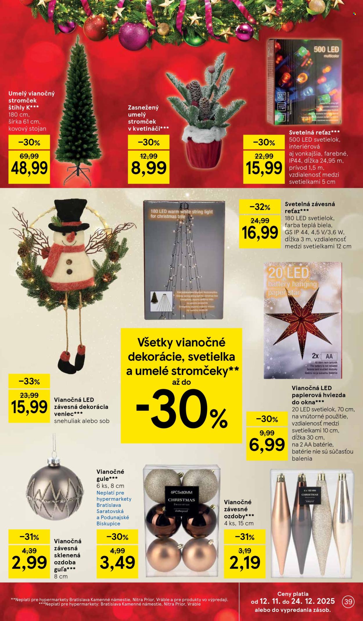 Leták TESCO - 19.11.2025 - 25.11.2025. Strana 39