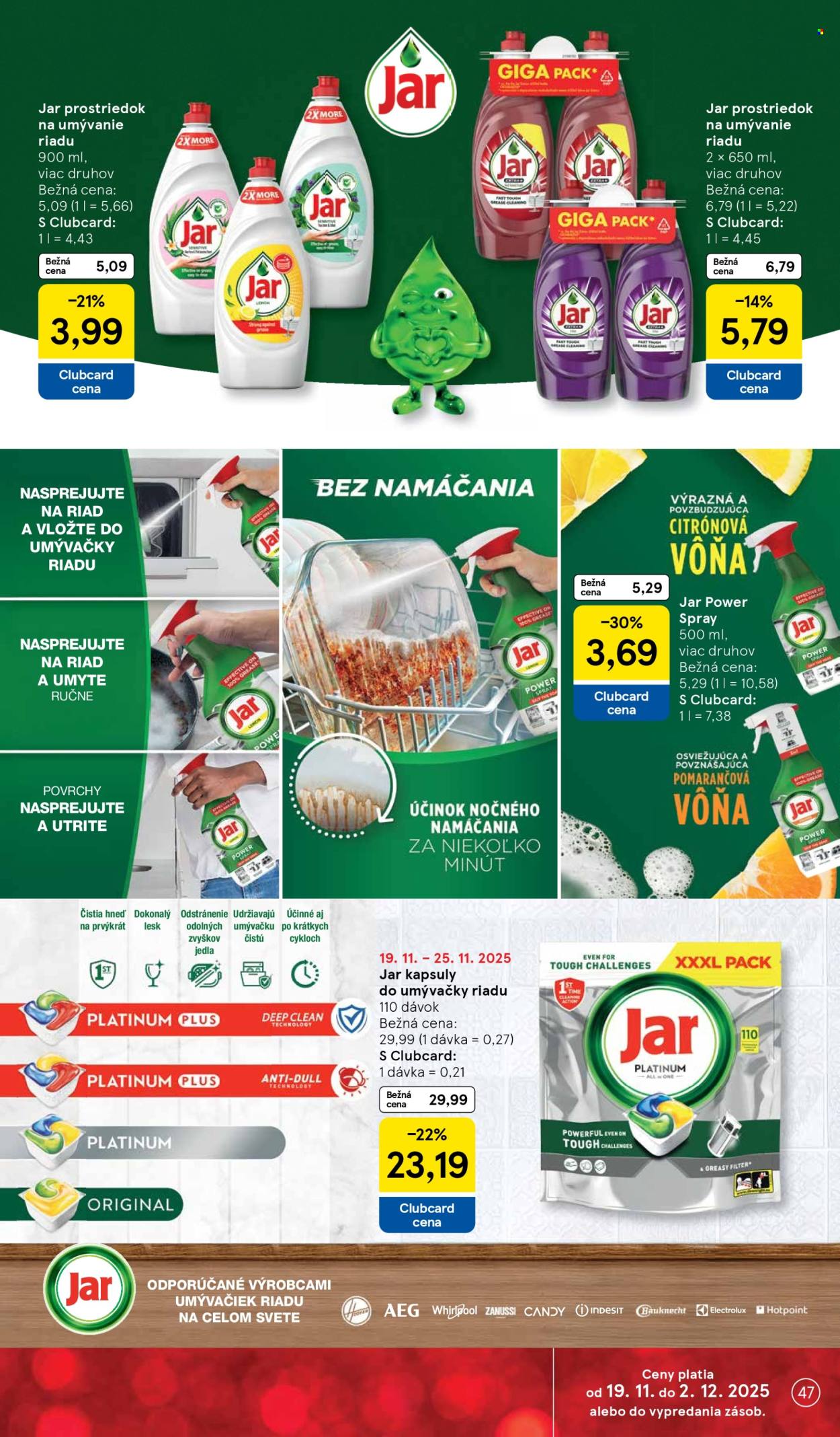 Leták TESCO - 19.11.2025 - 25.11.2025. Strana 47