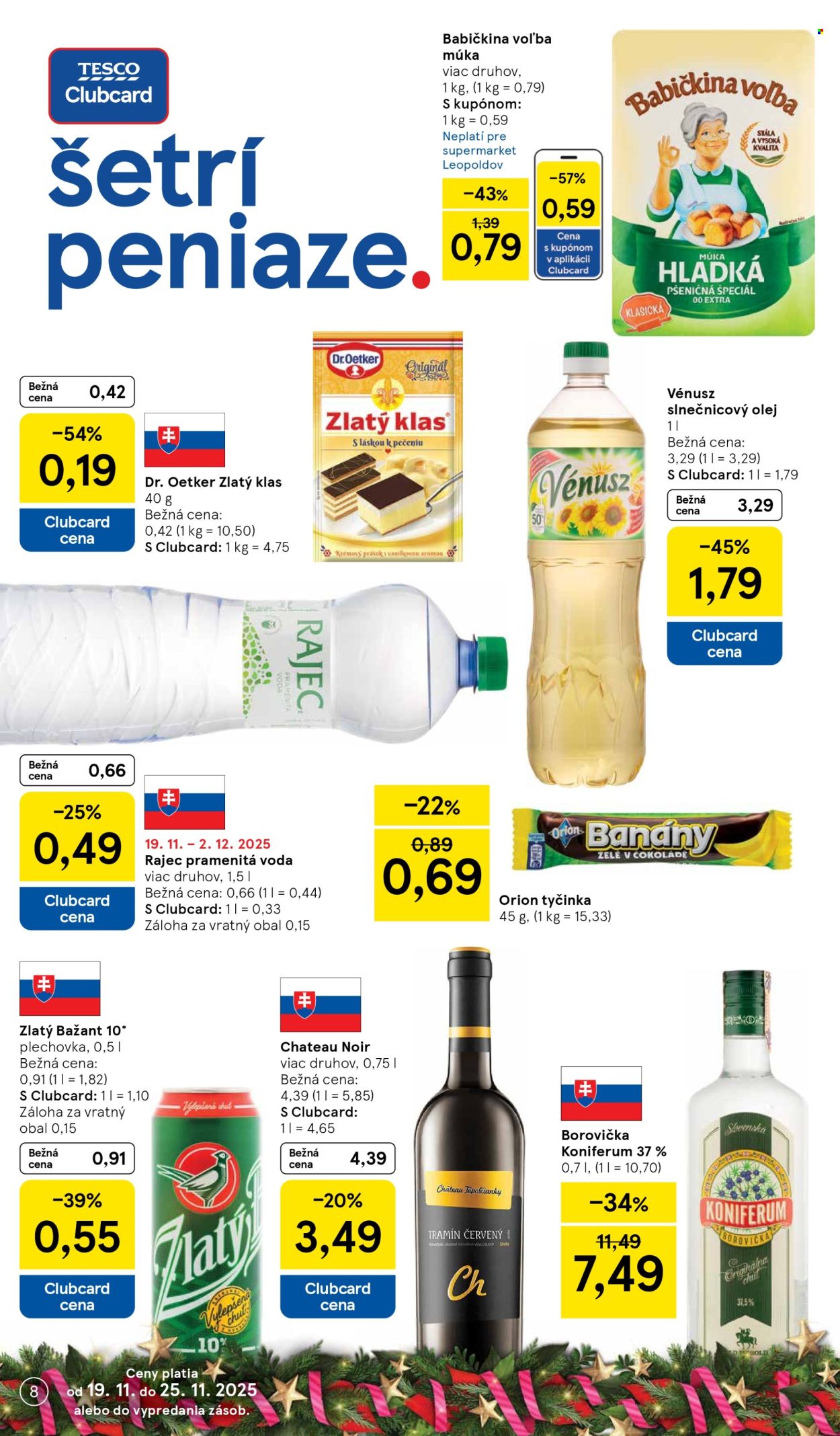 Leták TESCO supermarket - 19.11.2025 - 25.11.2025. Strana 8