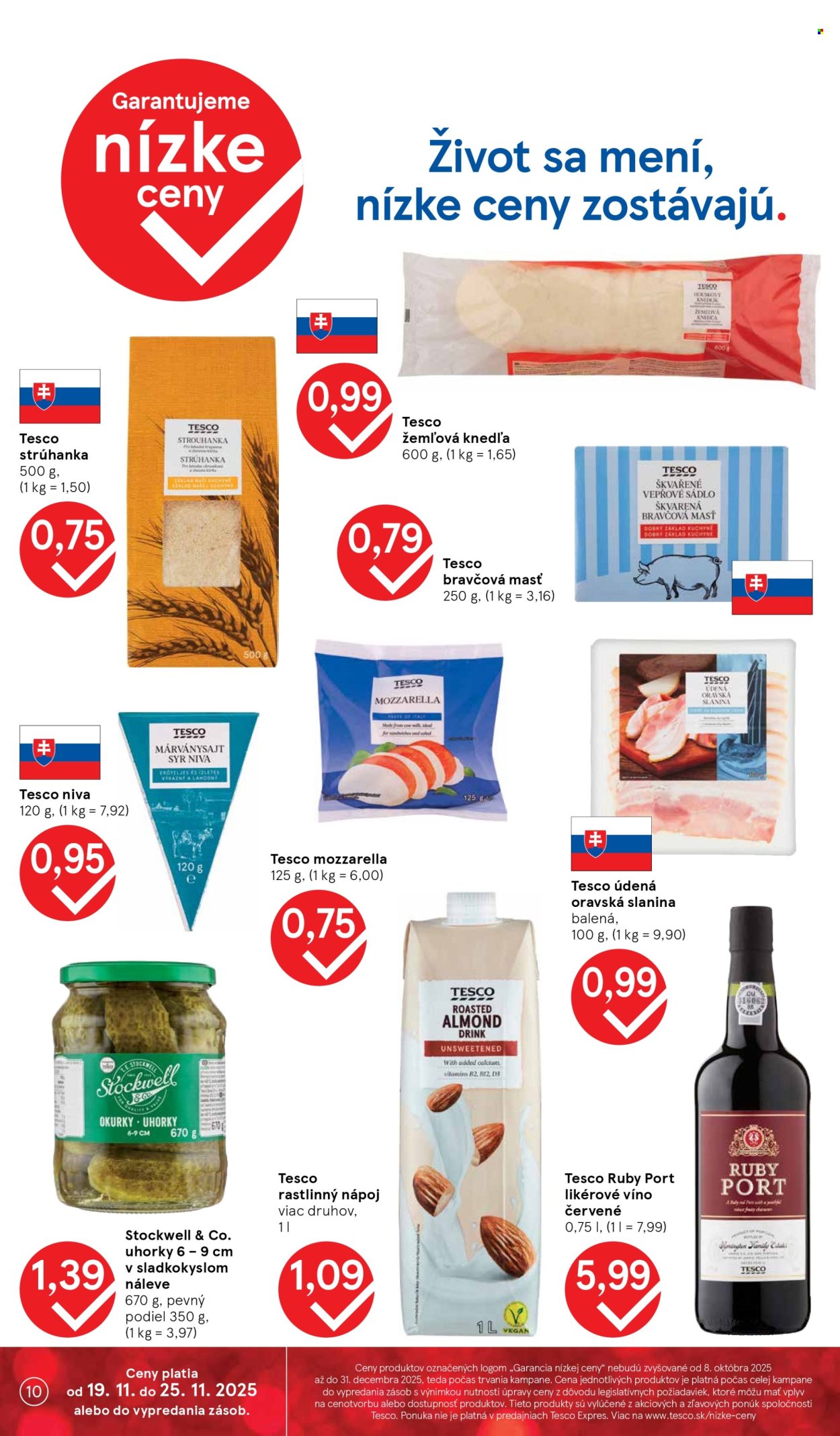Leták TESCO supermarket - 19.11.2025 - 25.11.2025. Strana 10