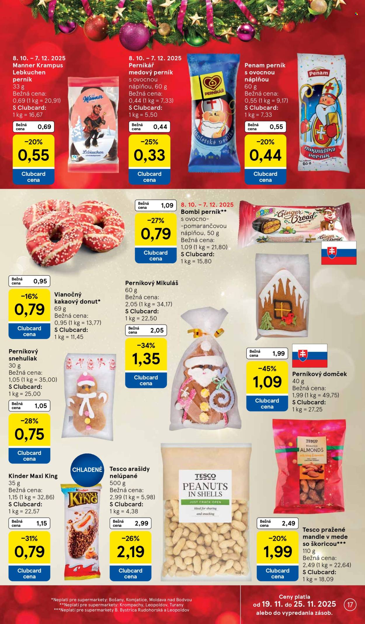 Leták TESCO supermarket - 19.11.2025 - 25.11.2025. Strana 17
