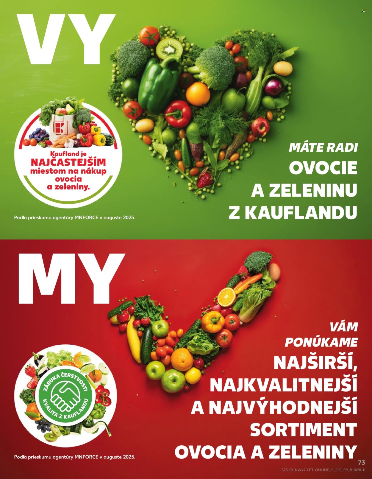 Leták Kaufland - 20.11.2025 - 26.11.2025. Strana 73